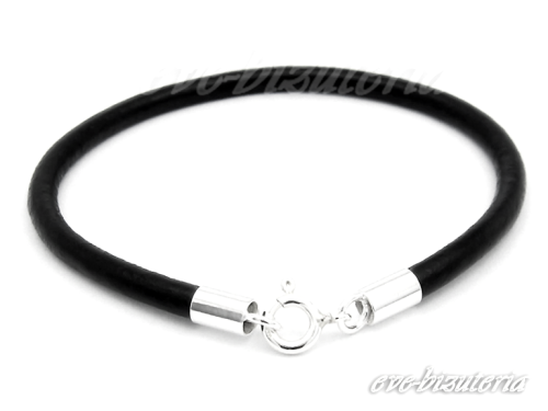 Bransoletka z rzemienia okrągłego 6 mm 0693