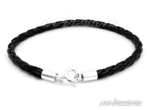 Bransoletka z rzemienia plecionego 0698