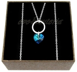 Naszyjnik Serduszko Swarovski W14