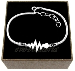 Srebrna bransoletka Puls Linia Życia B85