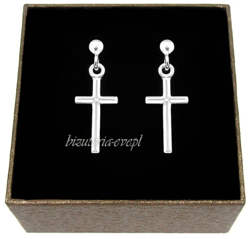 Srebrne kolczyki krzyżyki 1296-A33.jpg