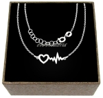 Naszyjnik Puls Linia Życia