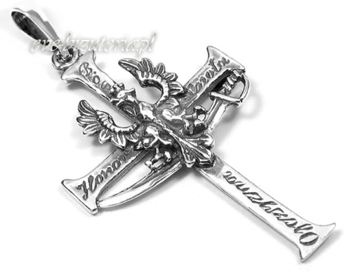 Srebrna zawieszka Krzyżyk 00738s.jpg
