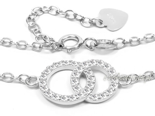 Srebrna bransoletka celebrytka z cyrkoniami 1028a.jpg