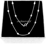 Srebrny łańcuszek z oliwkami