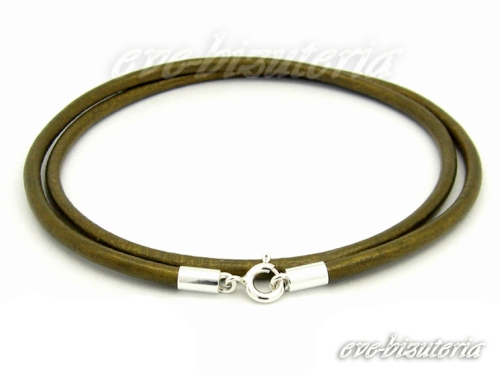 Naszyjnik z rzemienia okrągłego 2,5 mm 0687