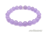 Bransoletka z kamieni - jadeit 8mm jagodowa 0346
