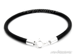 Bransoletka z rzemienia okrągłego 6 mm 0693