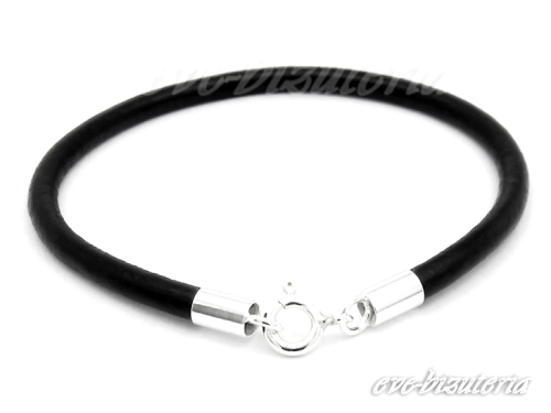 Bransoletka z rzemienia okrągłego 6 mm 0693