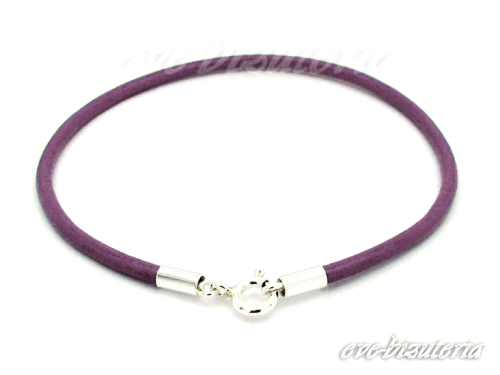 Bransoletka z rzemienia okrągłego 2,5 mm 0688