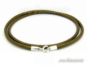 Naszyjnik z rzemienia okrągłego 2,5 mm 0687
