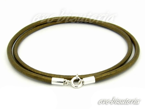 Naszyjnik z rzemienia okrągłego 2,5 mm 0687