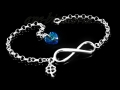 Srebrna bransoletka Nieskończoność Koniczynka Swarovski 1165-B47a.jpg