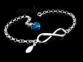 Srebrna bransoletka Nieskończoność Piórko Swarovski 1166-B48a.jpg