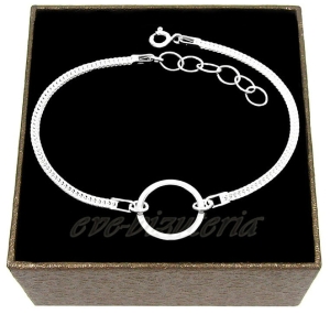 Srebrna bransoletka Ring B87