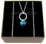 Naszyjnik Serduszko Swarovski W14