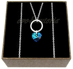Naszyjnik Serduszko Swarovski W14