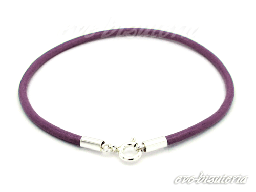 Bransoletka z rzemienia okrągłego 2,5 mm 0688