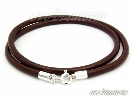 Naszyjnik z rzemienia okrągłego 4 mm 0691