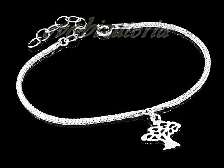 Srebrna bransoletka Drzewko B82